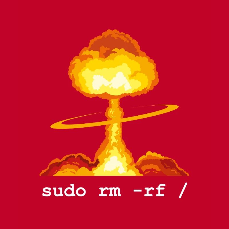 Linux Funny Linux Command Sudo RM RF for Men