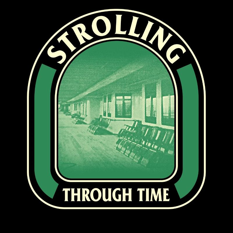 Titanic Shirt, Strolling Through Time Tee, Gift
