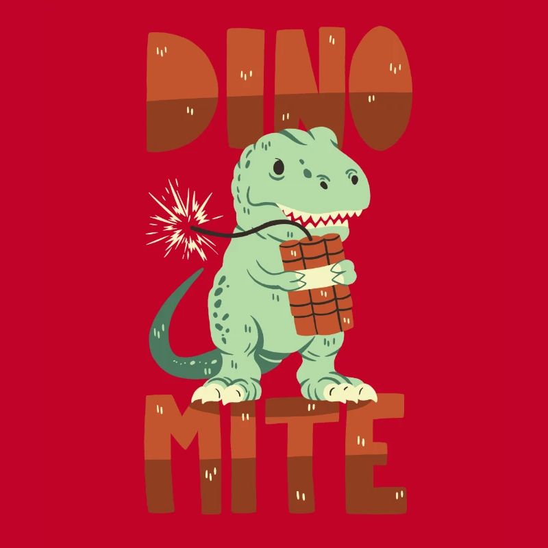 Dino mit Dynamit