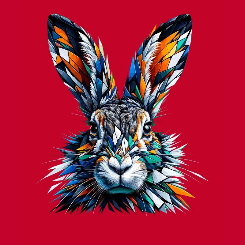 Polygon Art Jackrabbit Jackrabbits