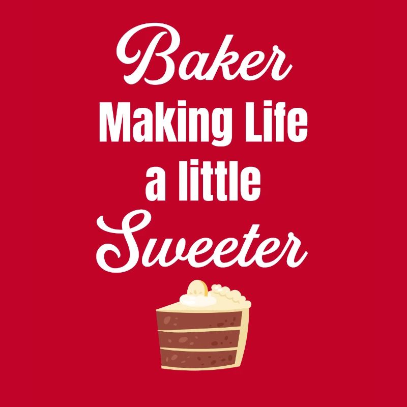 Bäcker Machen Das Leben Ein Wenig Süßer. Backen