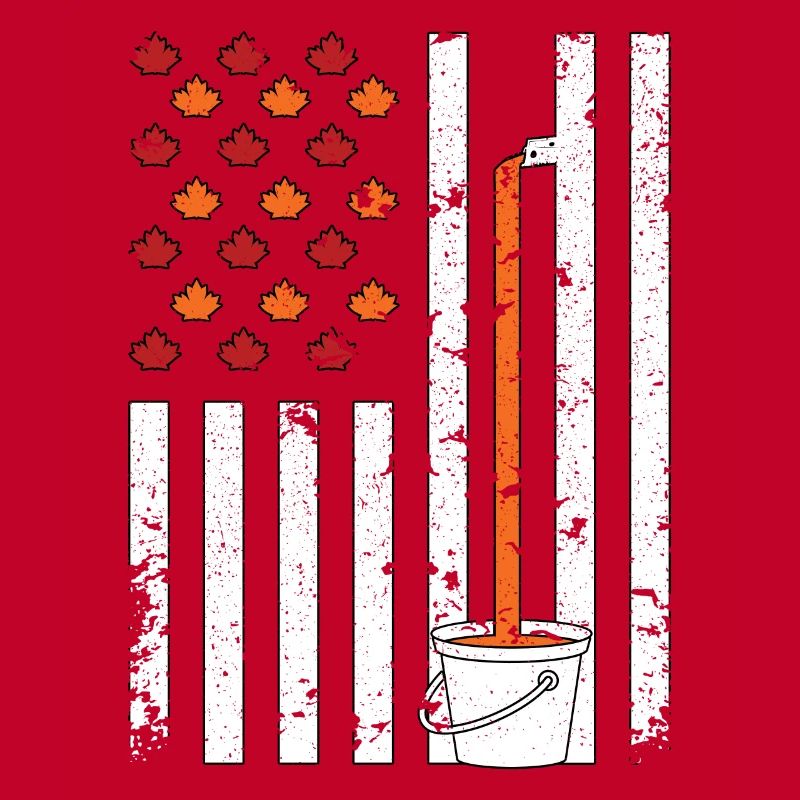 Maple Tapping Flag Maple Tree Maple Leaf