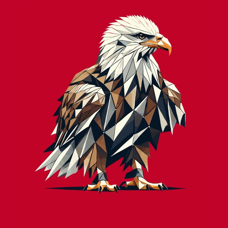 Geometric Art Bald Eagle Bald Eagles