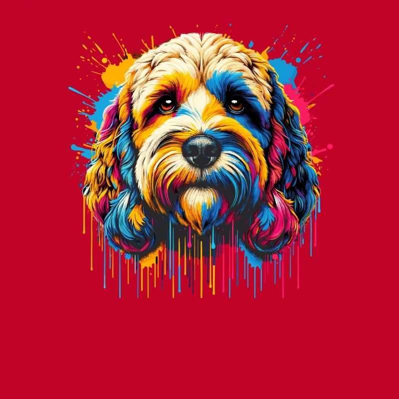 Splash Art Cockapoo Cockapoos Cockerpoo