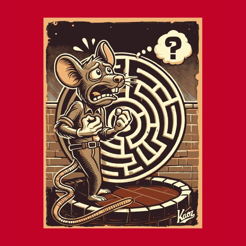 Pas d’issue, un labyrinthe et un rat perplexe