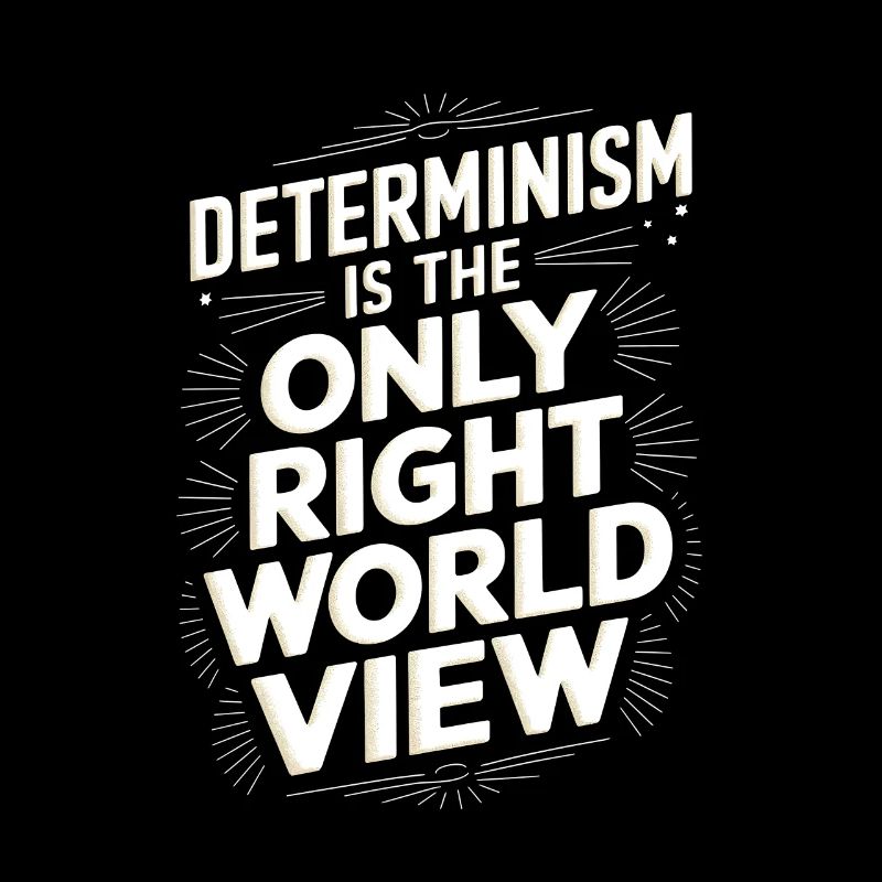 Der Determinismus ist die einzig richtige Weltanschauung
