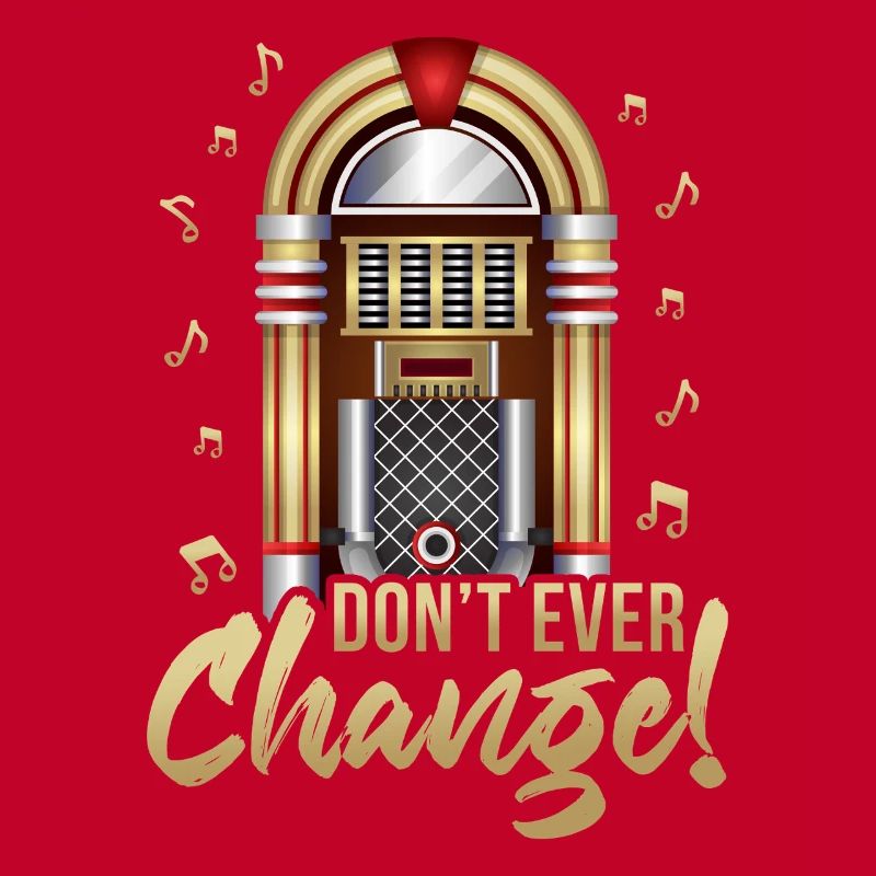 Don't Ever Change Retro Music Machine Jukebox