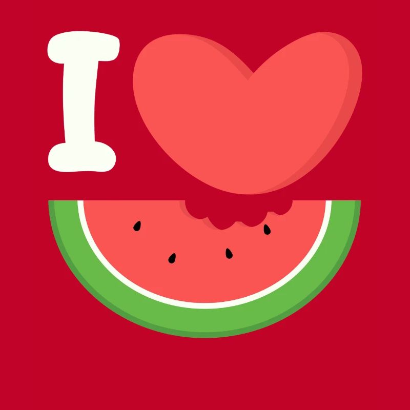 Melon pastèque Fruit d’été Cadeau végétalien
