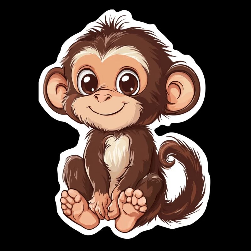 Singe Mignon Singe Cadeau pour les fans de Singe