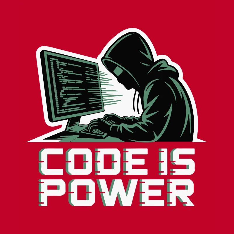 Cyber Hacker Code Infinity Design