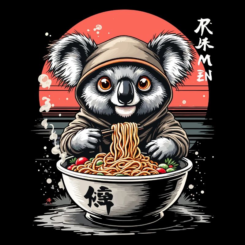 Koala Ramen en sweat à capuche