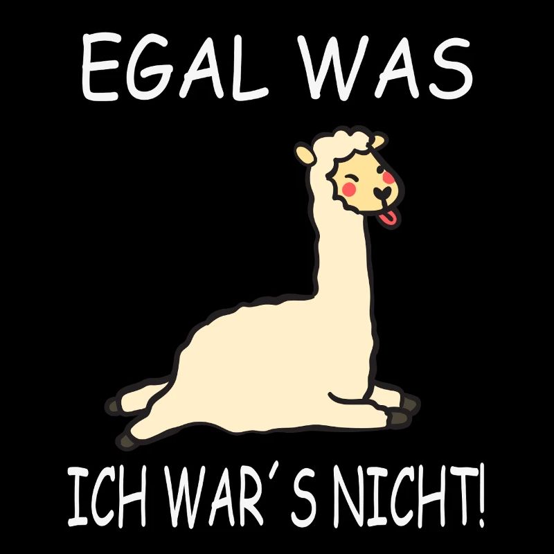Lama saying: Doesn't matter, it wasn't me