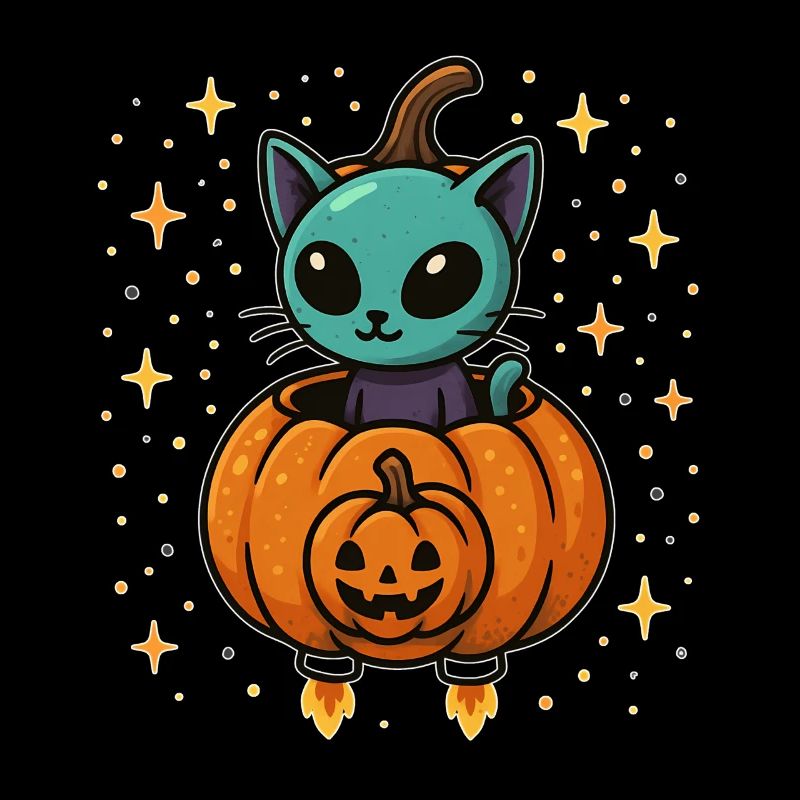 Cat Pumpkin: Halloween Pumpkin Flight