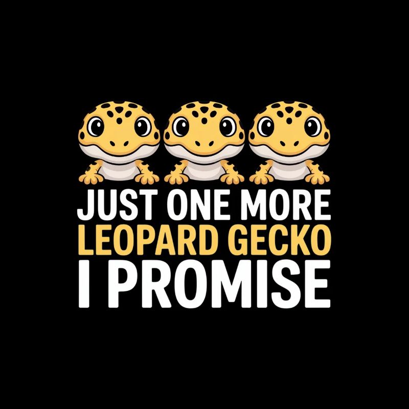 Prometteur du trio de gecko léopard