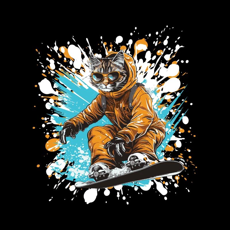 Cat Snowboard