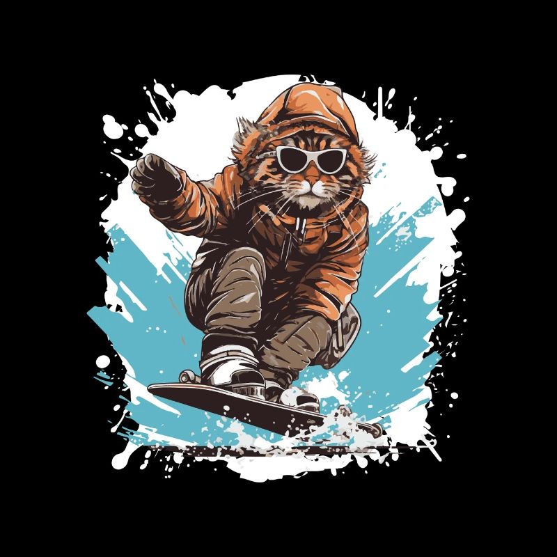 Katze Snowboard