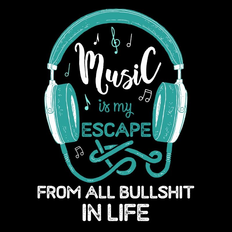 La musique, c’est mon graphique casque d’évasion