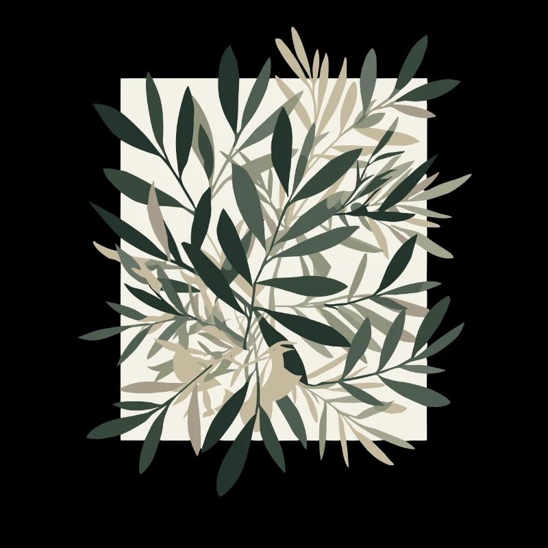 Leaf dance in natural tone