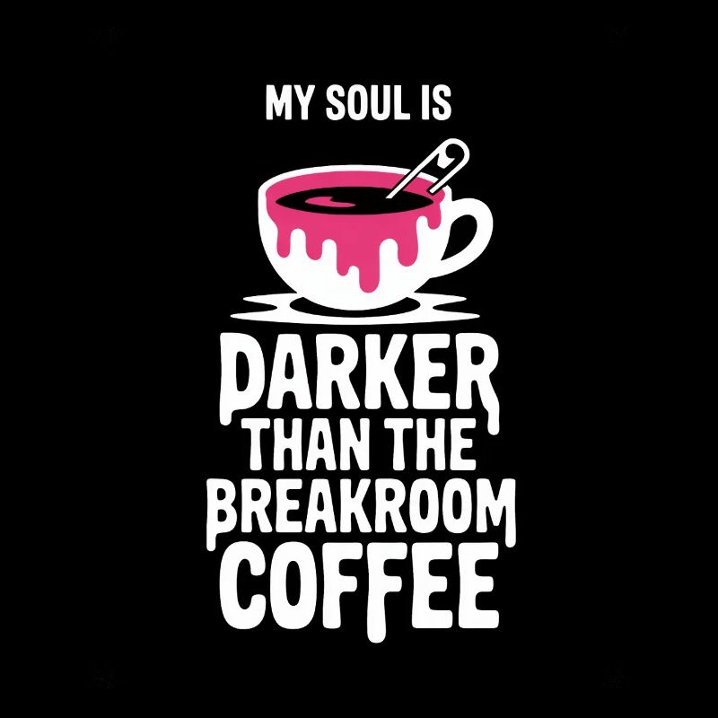 Plus sombre que le café de la salle de pause