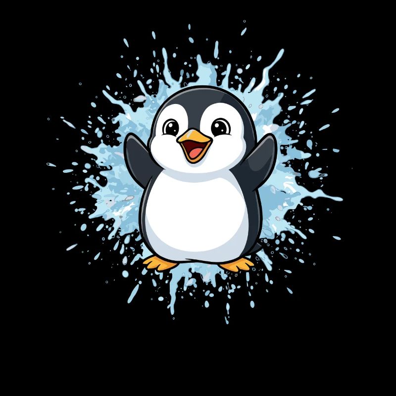 Pingu Spritzblau Splash