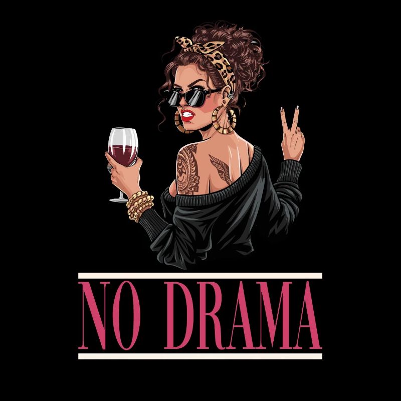 Imprimé style diva sans drame