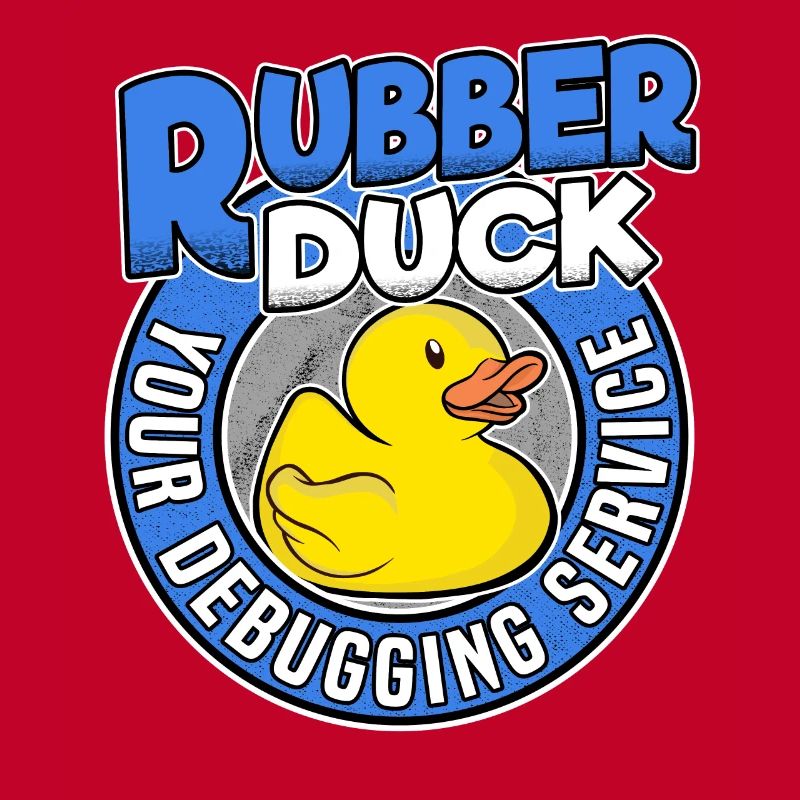 Funny Rubber Duck Debugging Service Coder Gift