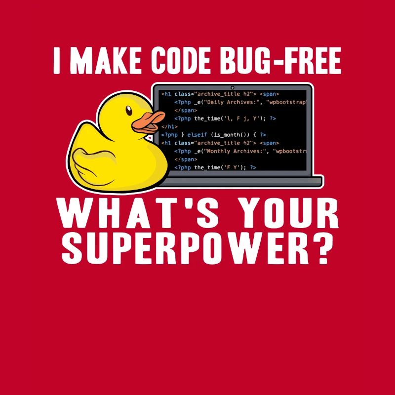 Programmierer Ente Programmieren Debugging Lustig