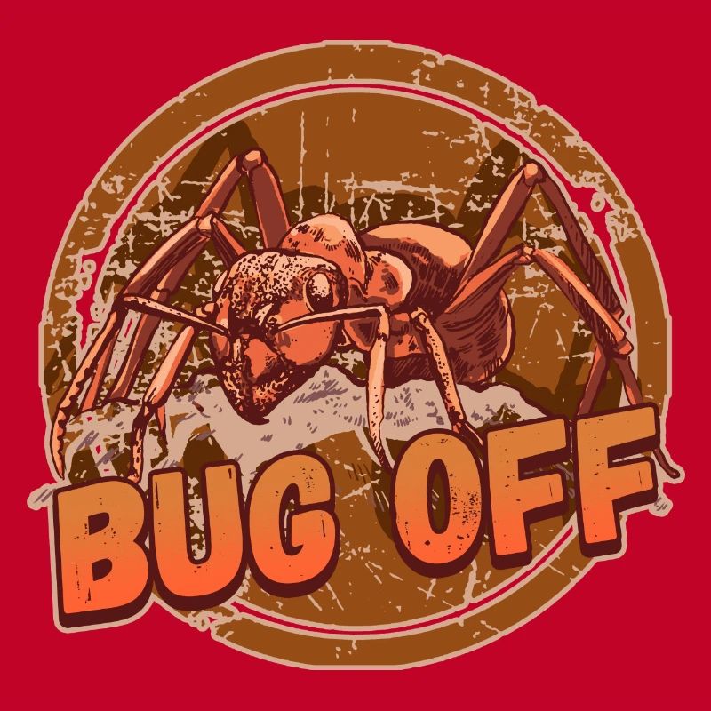 Bug Off Pest Control Exterminator Design for a