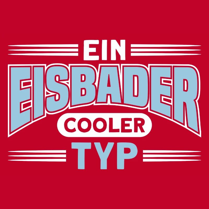 Ein Eisbader Cooler Typ
