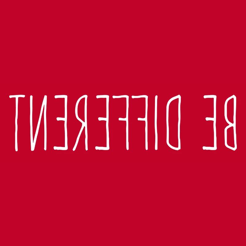 Be Different - Anders Sein Spruch