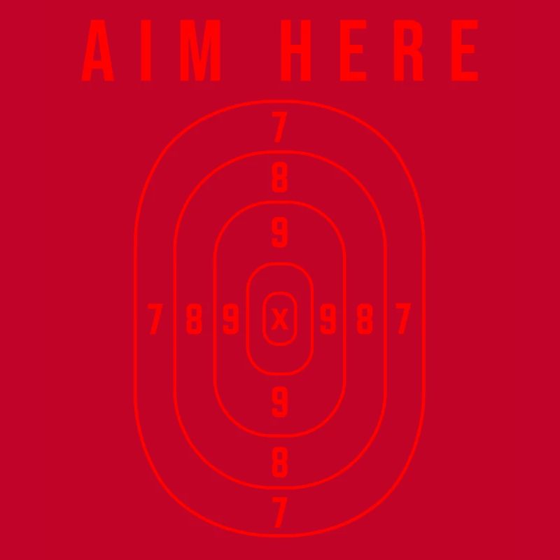 Aim Here - Shooting Range Target