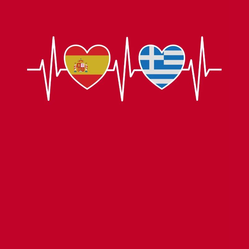 Espagne et Grèce Drapeau grec Drapeaux