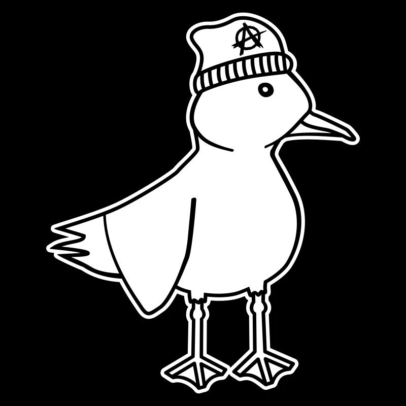 Seagull Anarchy – Naughty Maritime Hipster Coastal Art