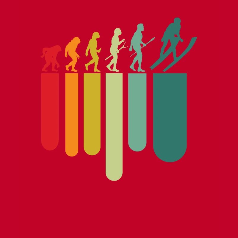 Vintage ski évolution