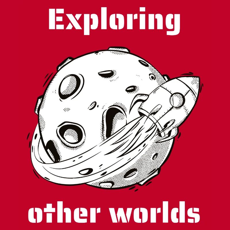Exploring Other Worlds Retro Outer Space Designs