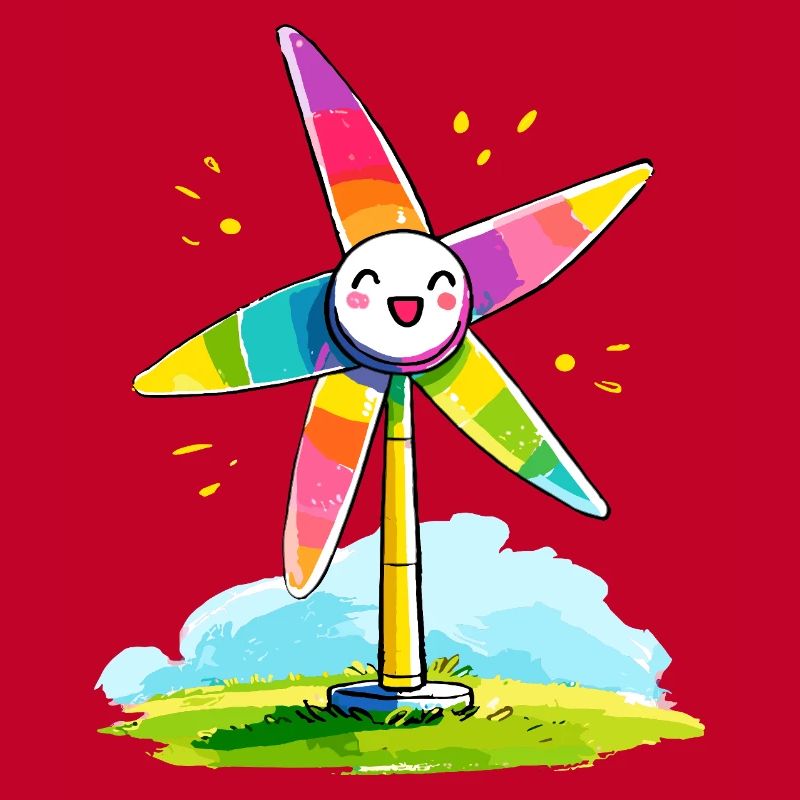 Rainbow Windmill Smile