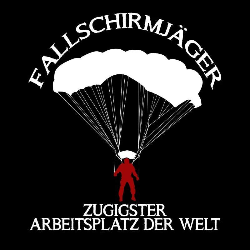 Fallschirmjäger - lustiger Spruch Witz