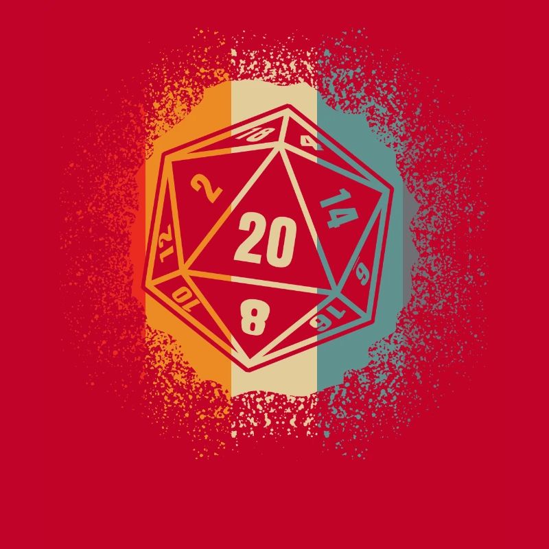 Tabletop D20 Dice Boardgame Game Master