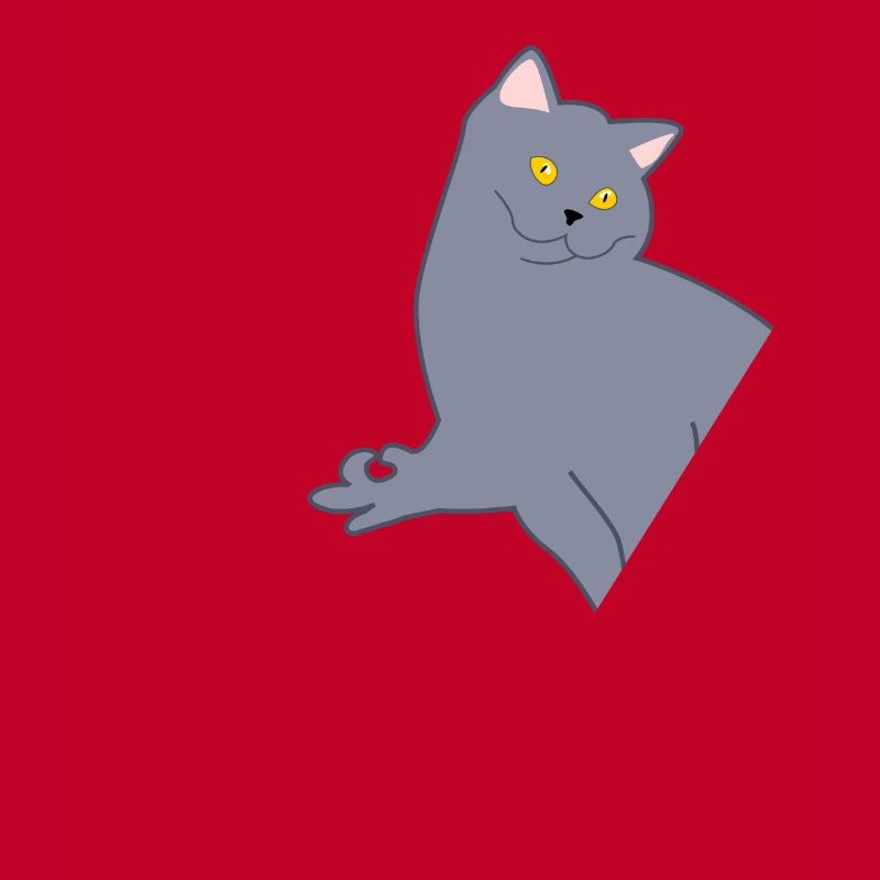Jeu regardé avec chat Regardé dans