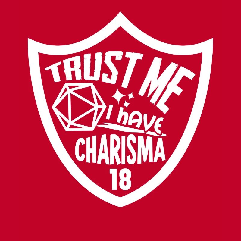 Charisme sur table RPG D20 Cube