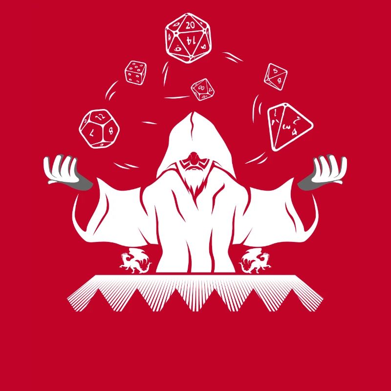 Game Master DM GOD D20 Wizard Tabletop RPG