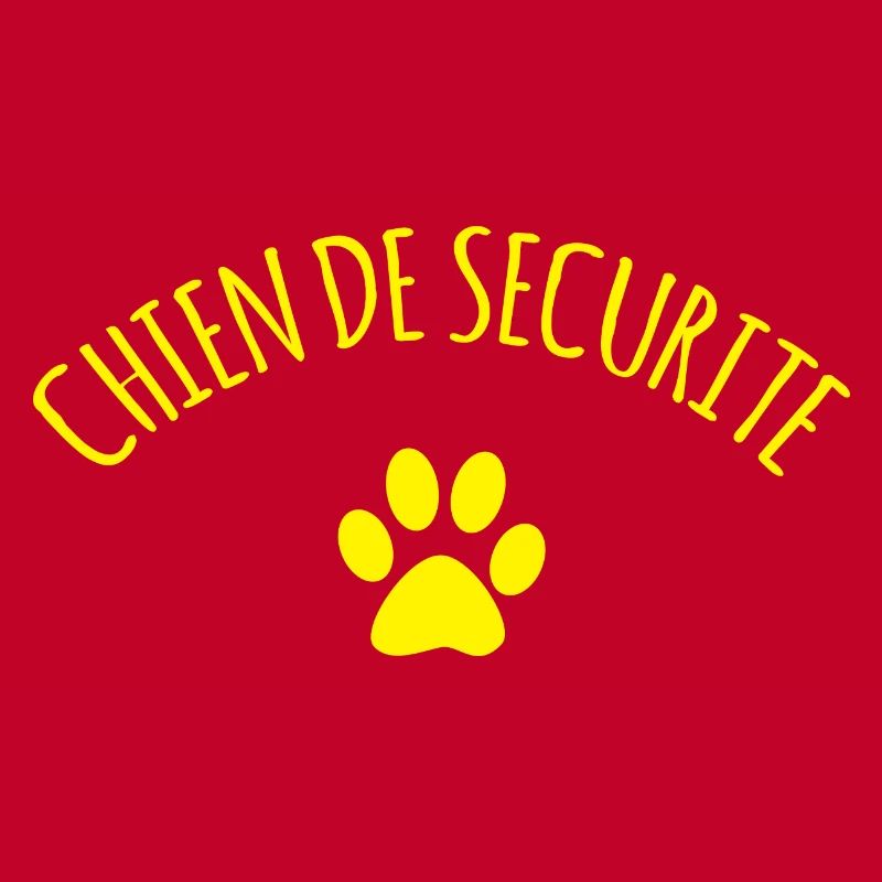 Chien de sécurité avec patte de chien