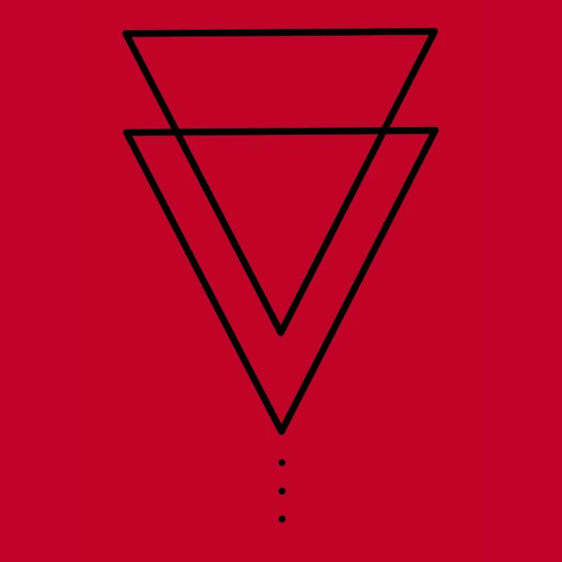 Montagnes de conception de triangle
