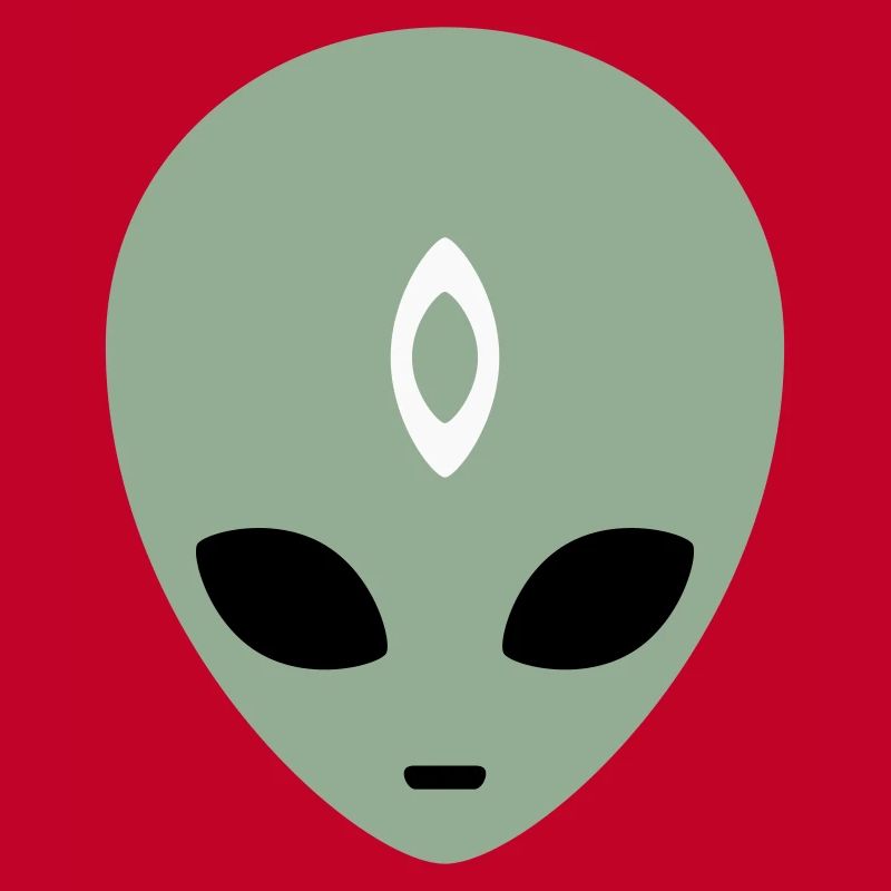 Alien Head Third Eye (three colours)