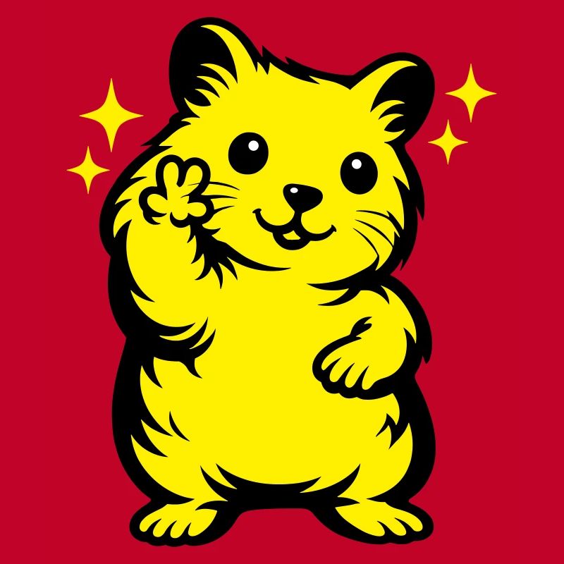 Dessin animé de hamster