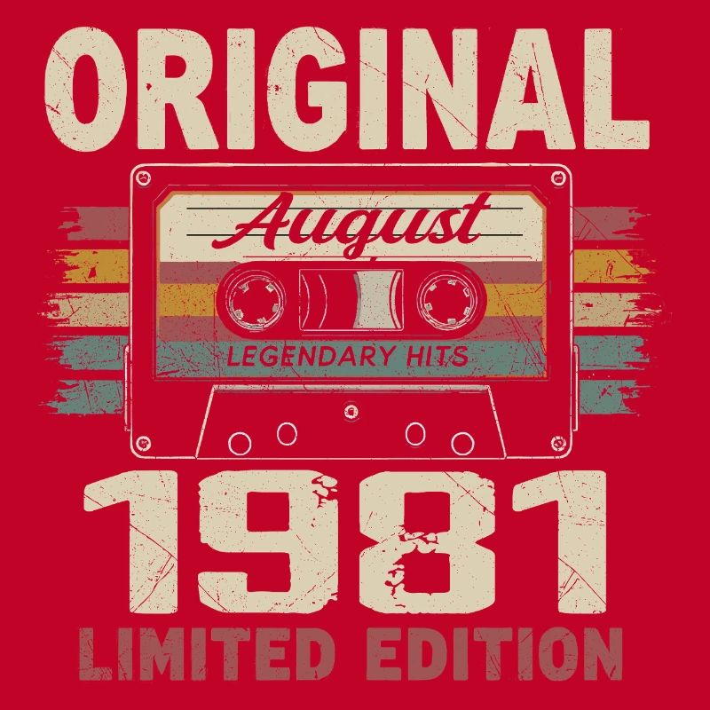 August 1981 August 1981 Geschenk August 1981 August 1981