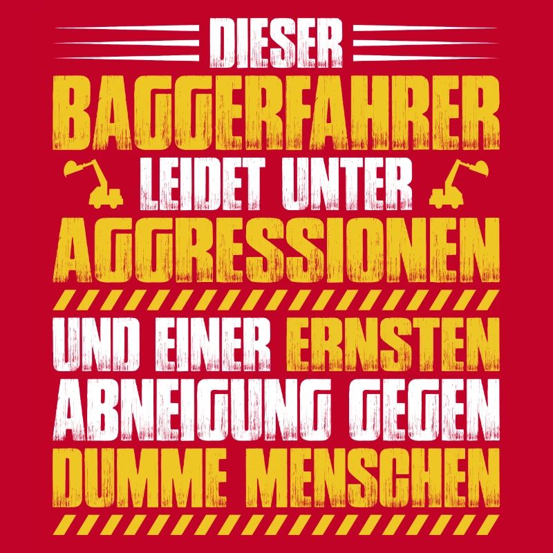 Baggerfahrer Baggerführer Bagger Geschenk