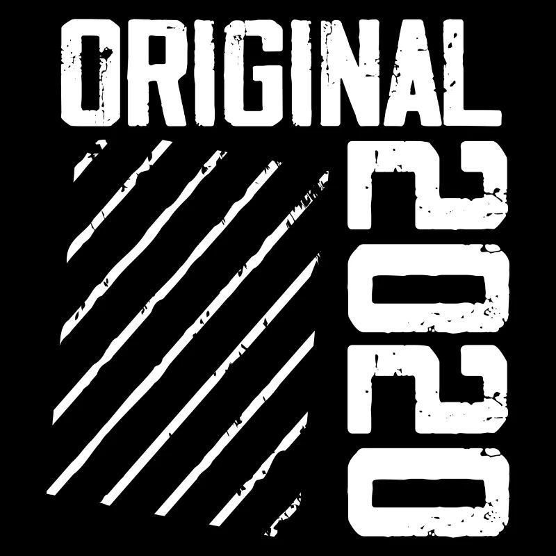 Original 2020 4e Anniversaire Cadeau Retro