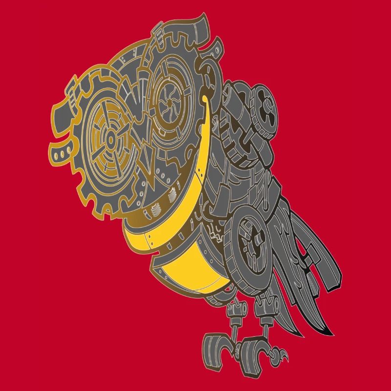 Steampunk Eule