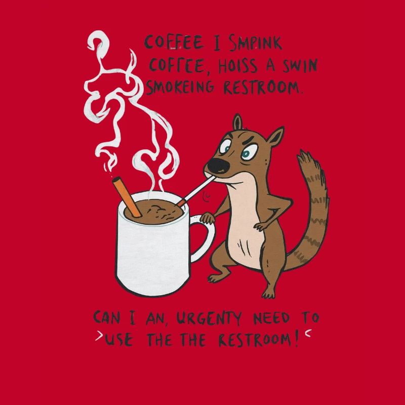 Kaffee Notfall Beutier Eichhörnchen Kippe 